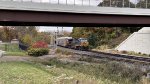 CSX 3463 leads the rack/stack train at BD tower.